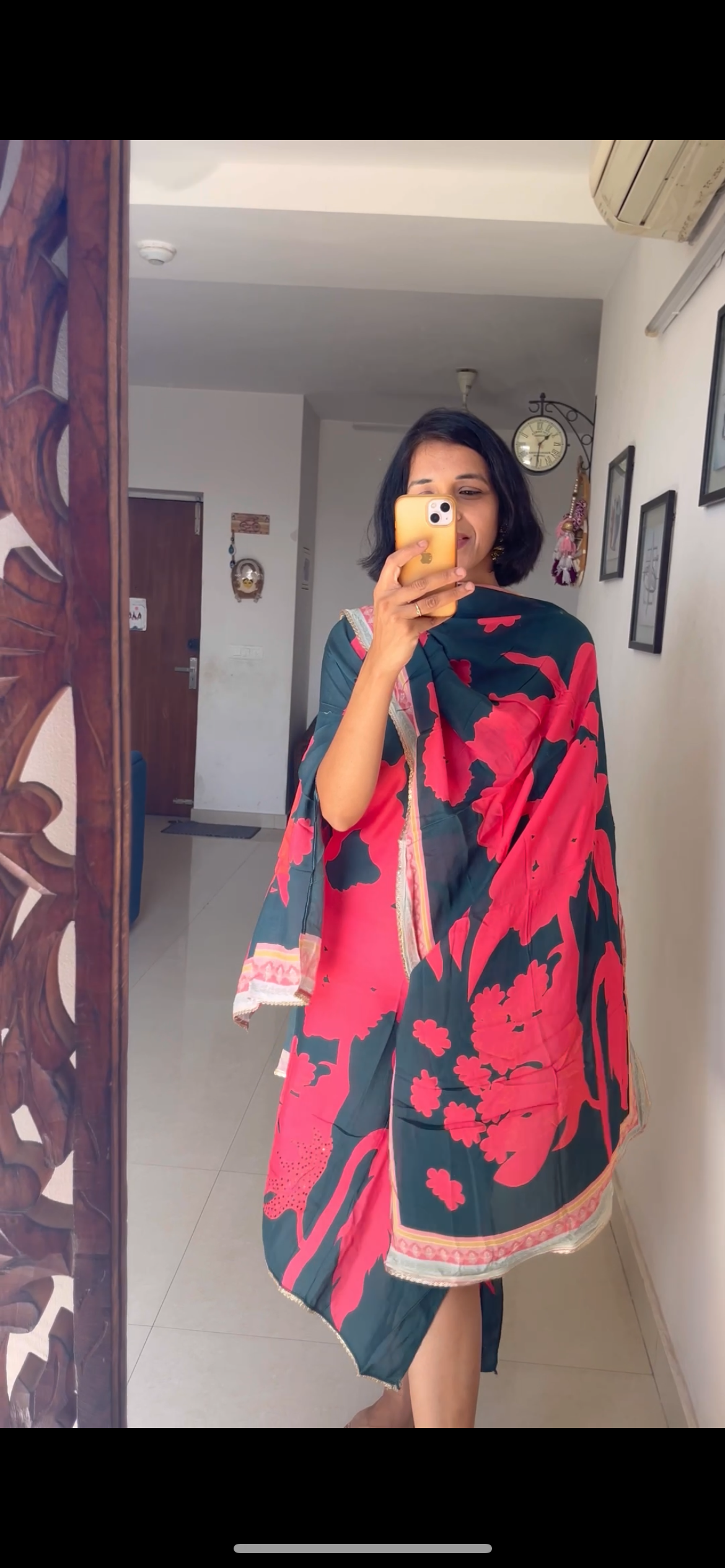 Muslin cotton semi Stitches suit