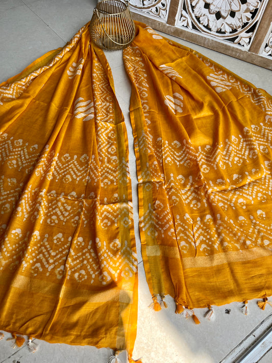 Block Print Dupatta
