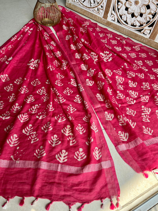 Block Print Dupatta