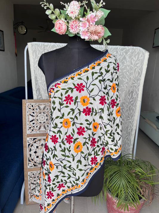 Georgette Phulkari Stoles
