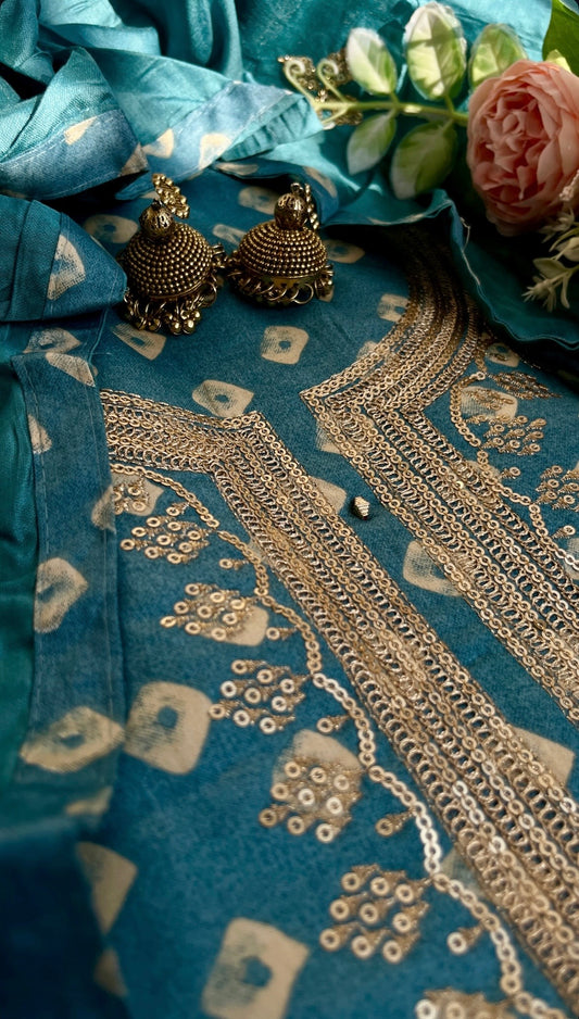 Shibori/bandhani Suit sets