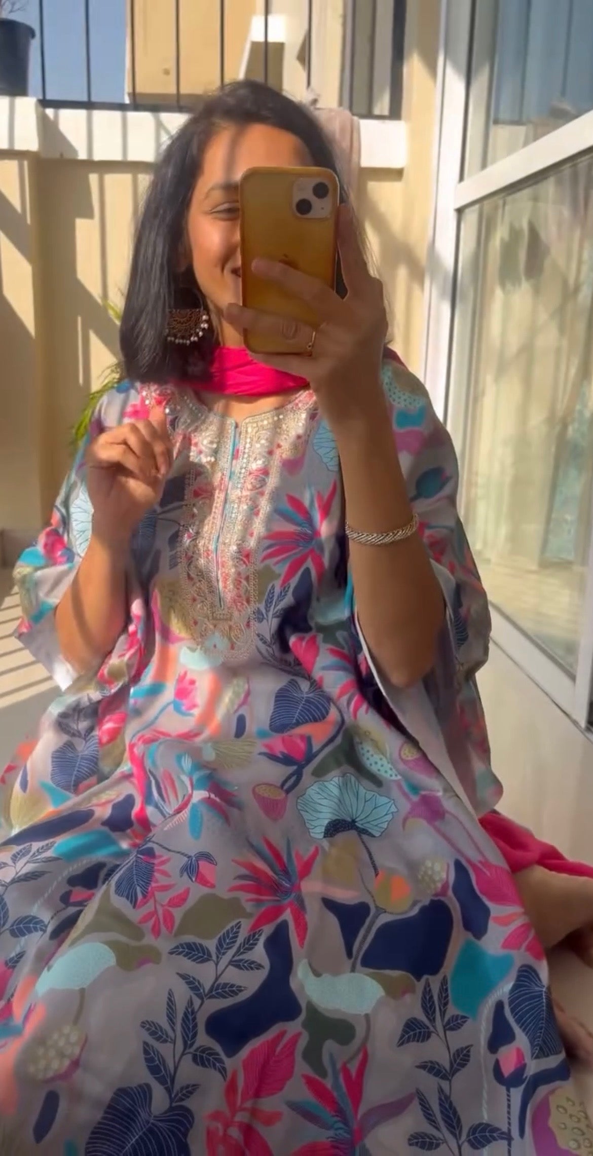 Cotton printed suit set