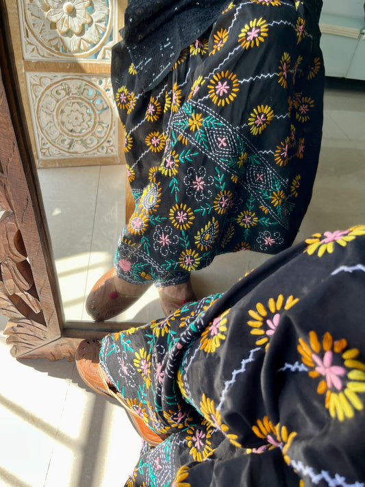 Phulkari Handwork salwars