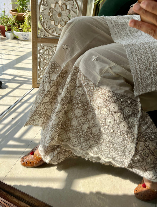 Heavy Embroidered Sharara