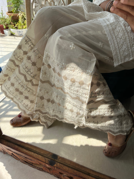 Heavy Embroidered Sharara