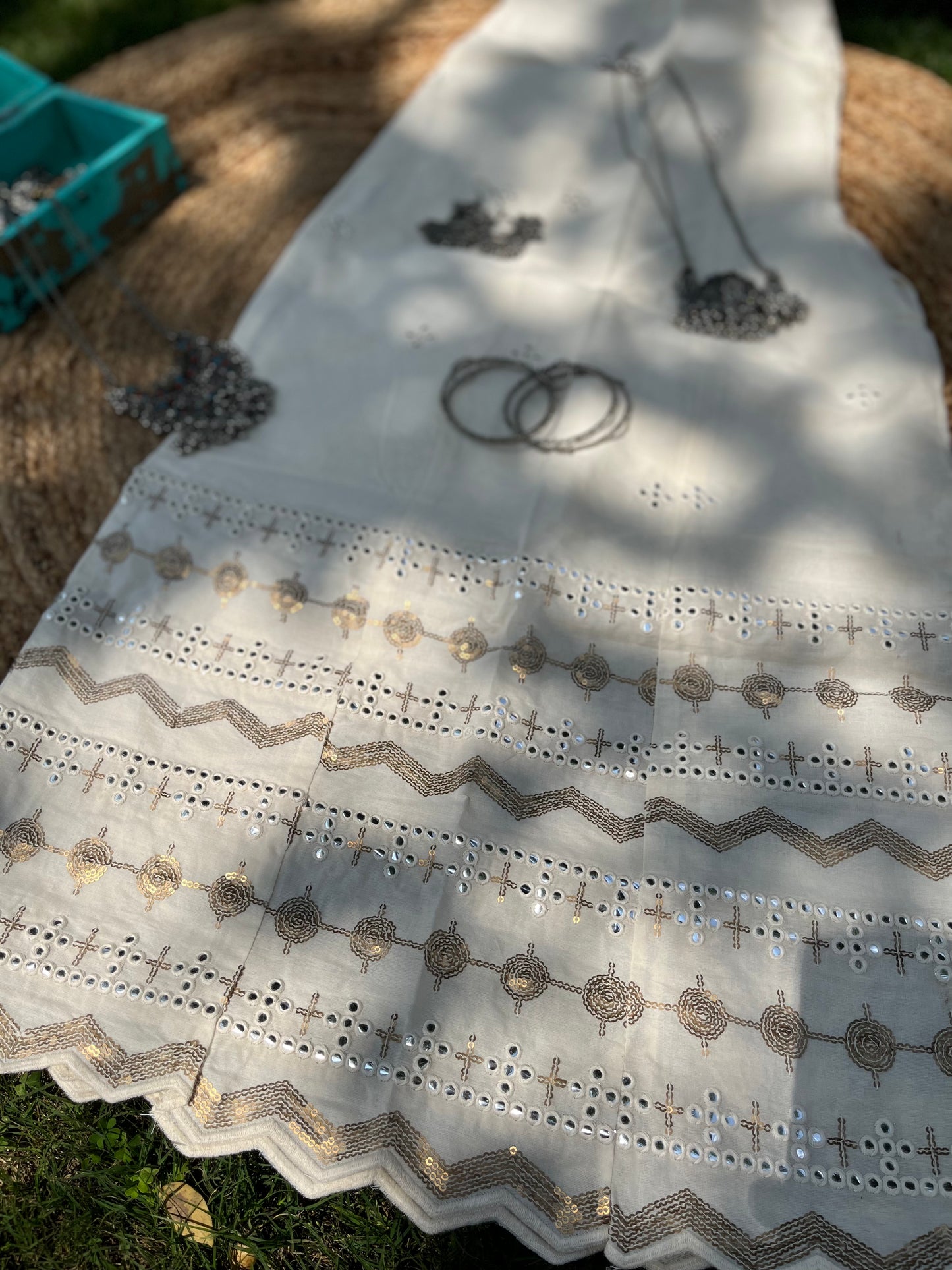 Heavy Embroidered Sharara