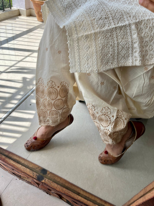 Zari work Embroidered Salwars