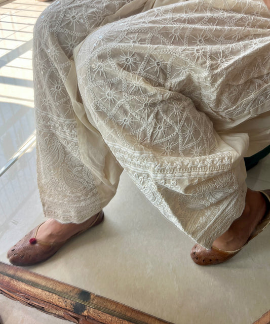 Machine work Embroidered Sequins Salwar