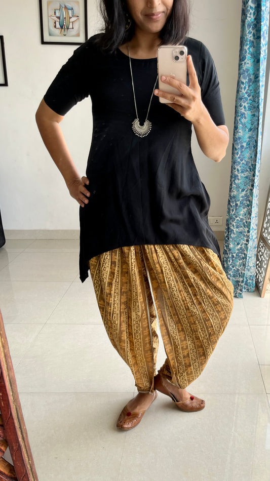 Cotton Dhoti Kurta Set