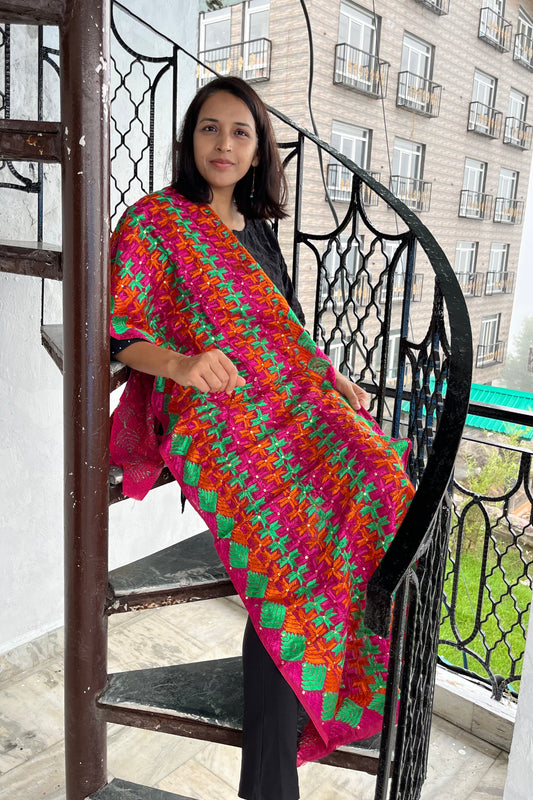 Phulkari bagh Stoles