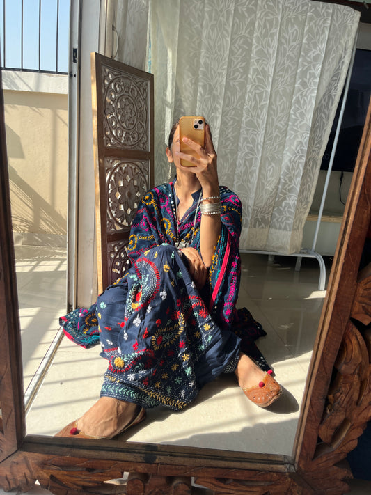 Phulkari Handwork salwars