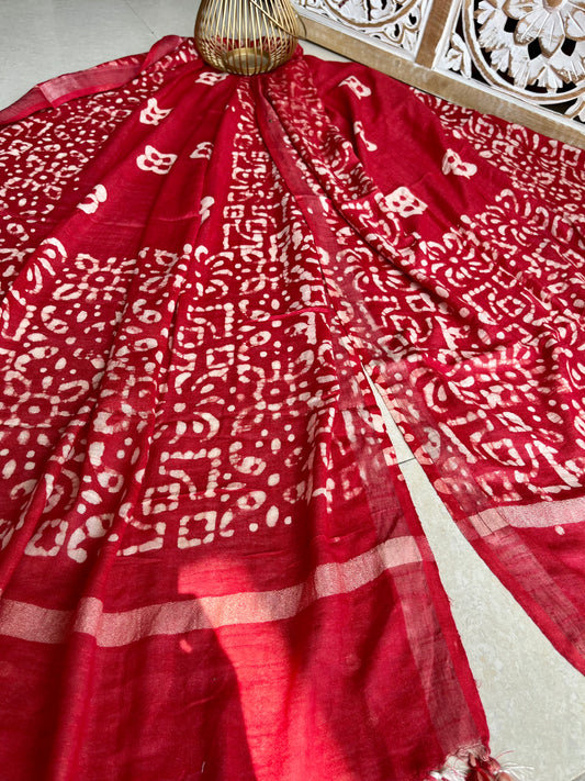 Block Print Dupatta