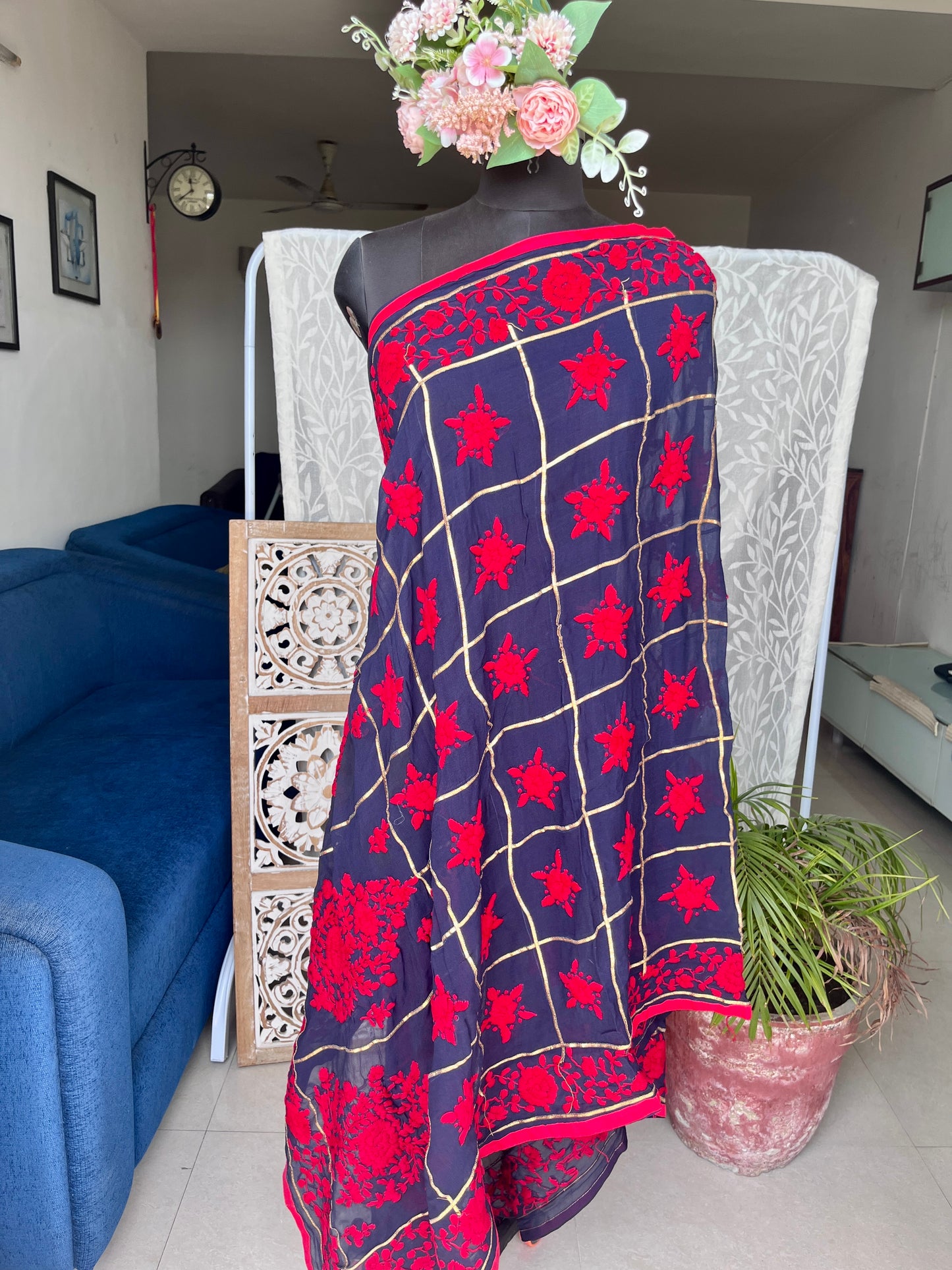 A_Georgette Phulkari Dupatta