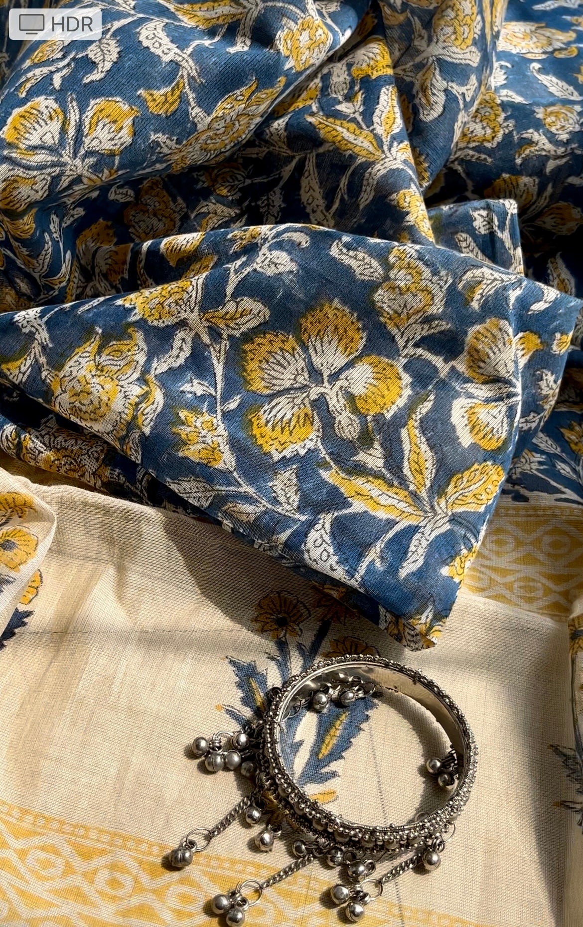 Block print Kota dupatta