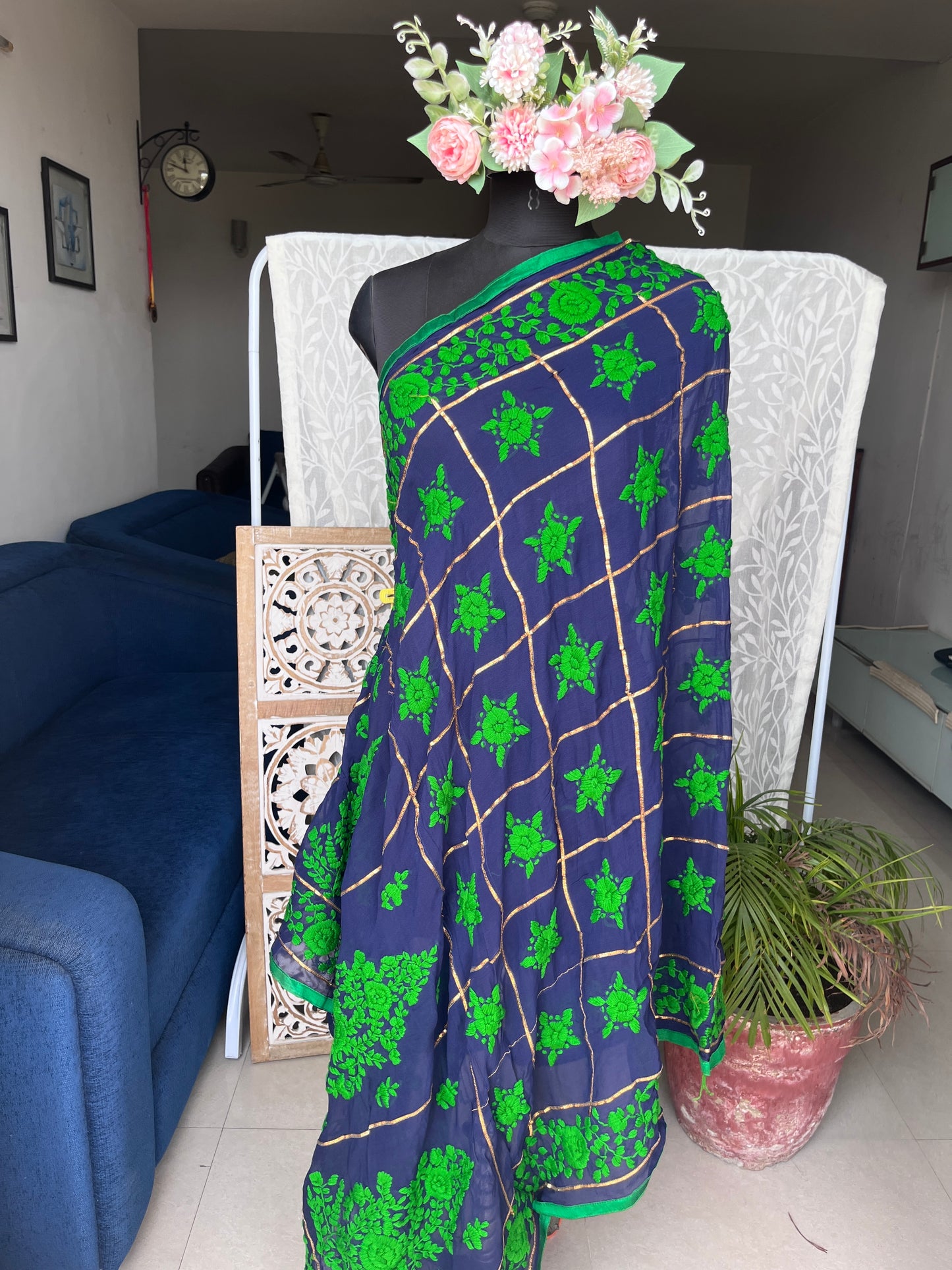 Georgette Phulkari Dupatta