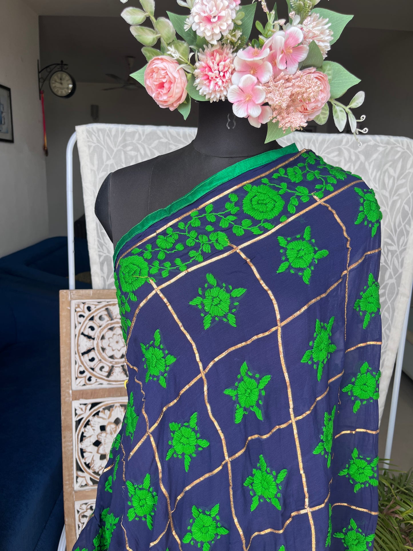 Georgette Phulkari Dupatta