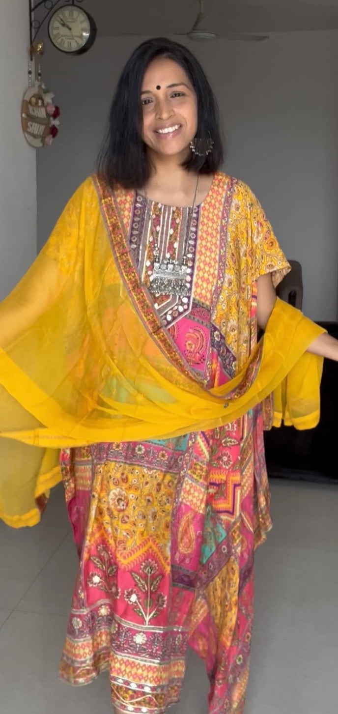 Pure Muslin cotton semi Stitches suit
