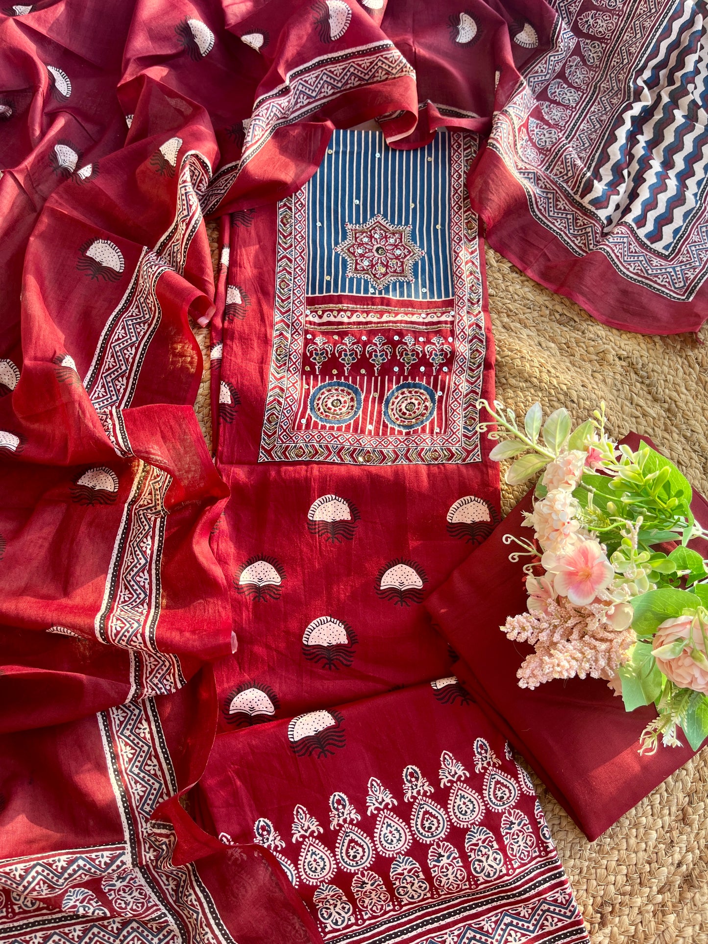 Ajarakh suit sets