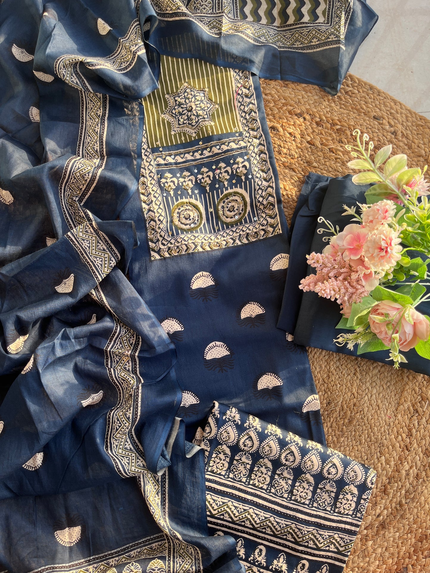 Ajarakh suit sets