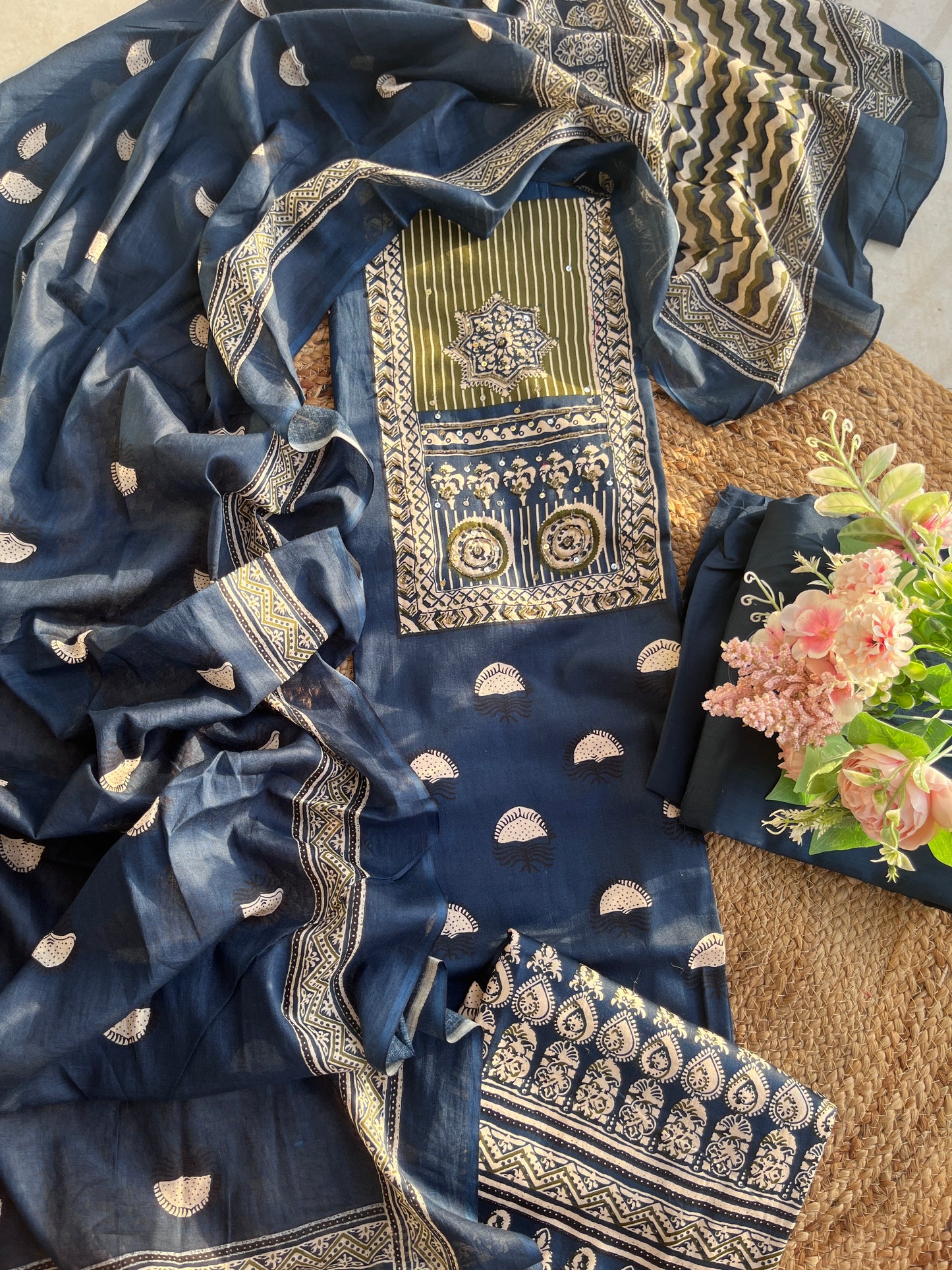 Ajarakh suit sets