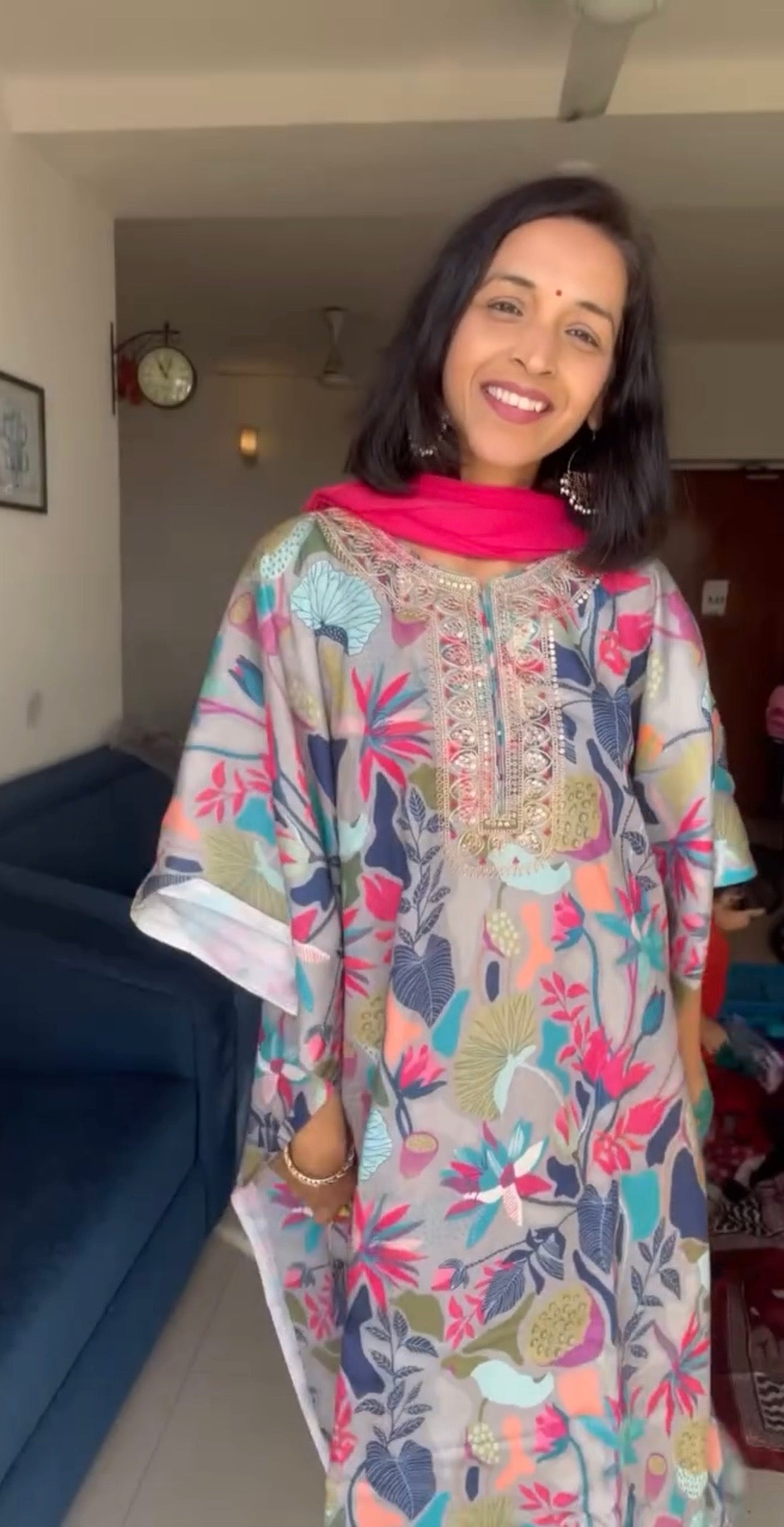 Cotton printed suit set