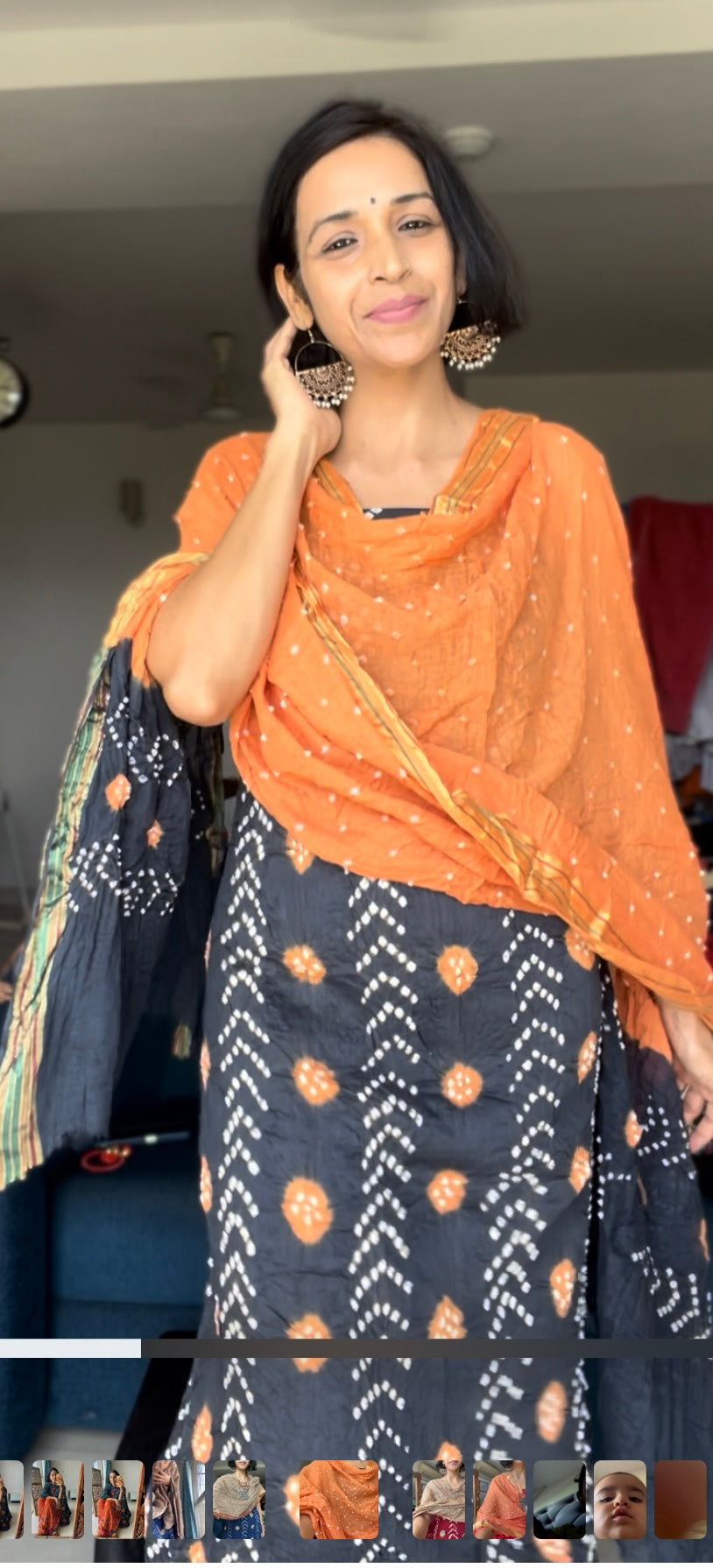 Handmade bandhani Suit sets