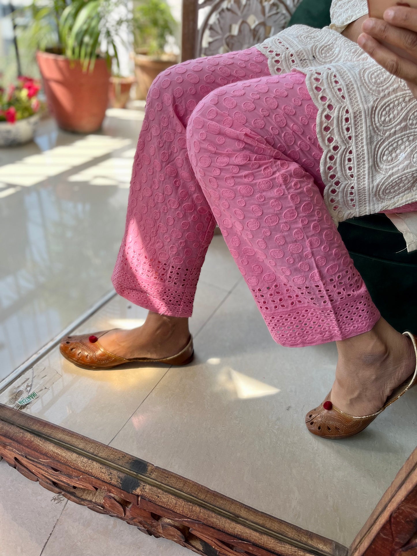 Embroidered Pants